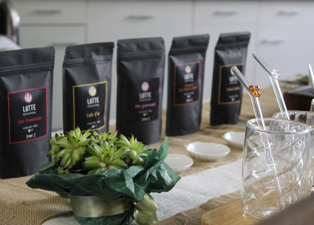 photo de notre table de l'atelier latte