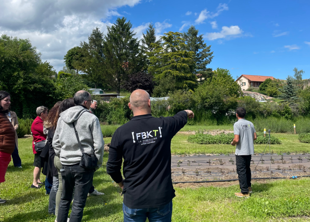 visite de notre plantation avec explication