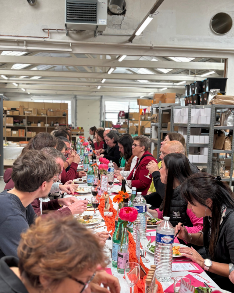 table du midi avec tout nos invité